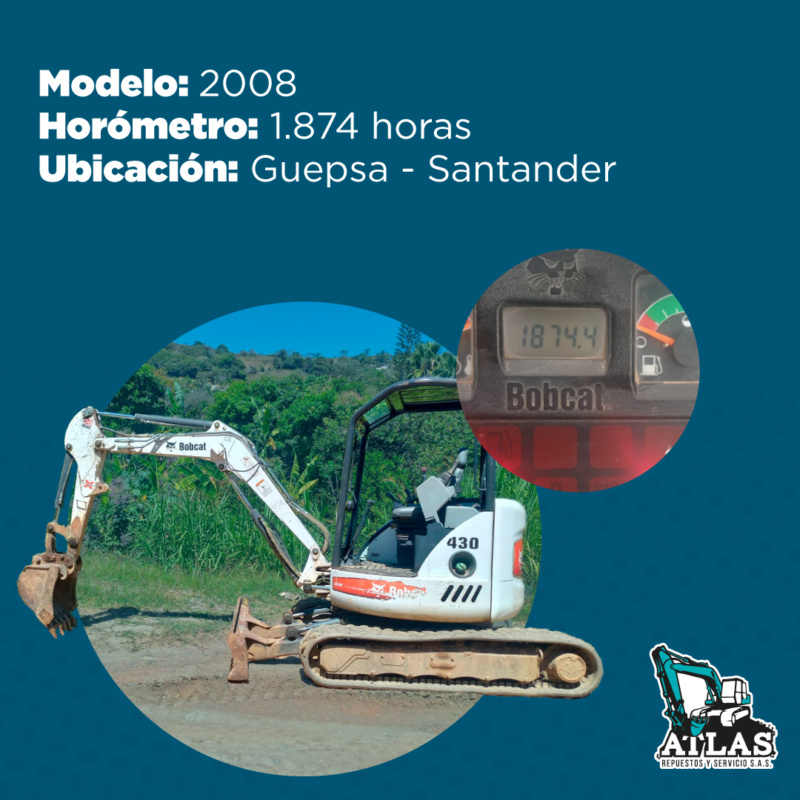 Alquiler de maquinaria bobcat